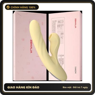 (Che Tên) Máy Rung Đôi Svakom Zelda Sưởi Ấm 42°C: Ấm Lên Trước, Rồi Mới Rung Cao Cấp Bảo Đảm