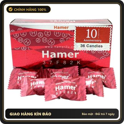 Kẹo sâm tăng cường sinh lý Hamer 37F82K hộp 36 viên chính hãng - hỗ trợ tăng cường sinh lý, thành phần thiên nhiên, hàng chuẩn nguồn gốc rõ ràng - giao hàng che tên kín đáo