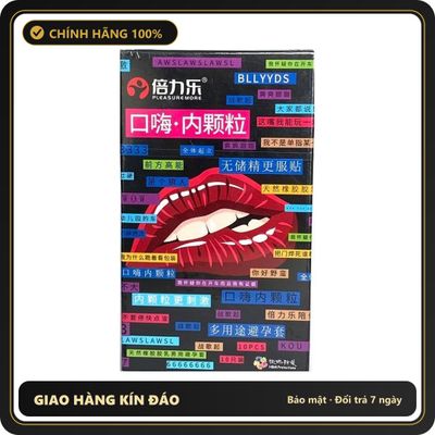 (Che Tên) Bao Cao Su Miệng Hương Cherry HBM cho nam nữ Giao Nhanh Toàn Quốc