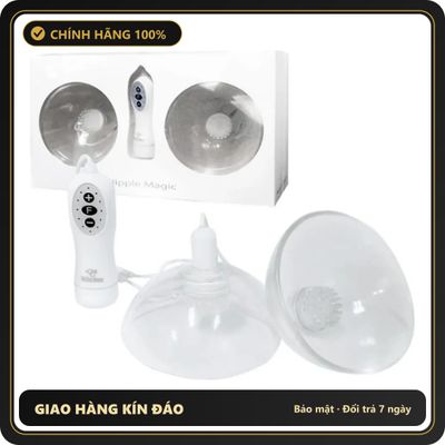 (Che Tên) Máy Massage Vòng 1 Cho Phái Đẹp Nipple Magic - Nhật Bản Bảo Mật Tuyệt Đối