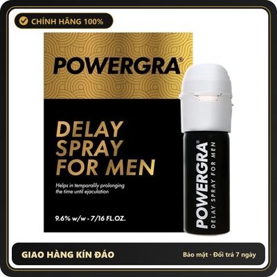 (Che Tên) Xịt Hỗ Trợ Nam Giới Powergra For Men 13ml Cao Cấp Bảo Đảm