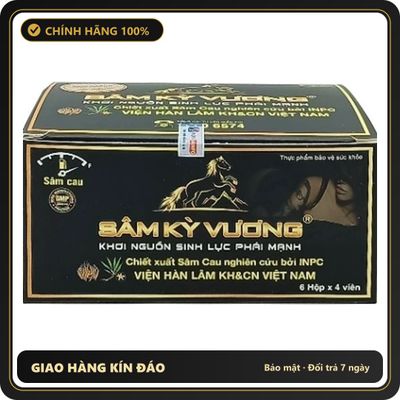 (Che Tên) Sâm Kỳ Vương hỗ trợ bổ thận tráng dương tăng cường sinh lý Chuẩn Auth
