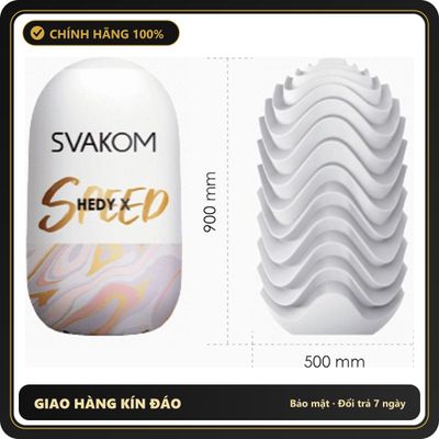 (Che Tên) Cốc Dành Cho Nam Giới Giá Rẻ Sillicone Svakom Hedy X Cao Cấp Bảo Đảm