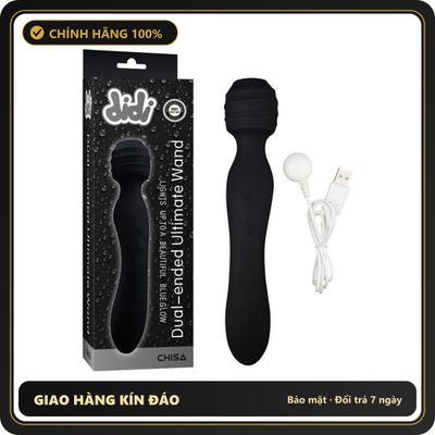 (Che Tên) Chày Rung Hai Đầu Cao Cấp Silicone Siêu Mịn Chisa Didi Bảo Mật Tuyệt Đối