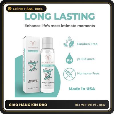 (Che Tên) Gel b.ôi tr.ơn gốc Silicone Cao Cấp của Mỹ Promescent Premium - Chai 118ml Giao Nhanh Toàn Quốc