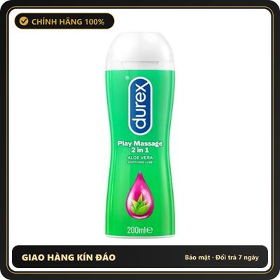 (Che Tên) Gel bôi tron Durex Play Massage 2 in 1 - 100% Chính Hãng Bảo Mật Tuyệt Đối