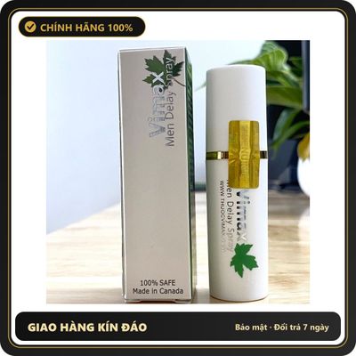 (Che Tên) Vimax Men Delay Spray 10ml – Giúp Nam Giới Tự Tin Hơn Khi Yêu Chuẩn Auth