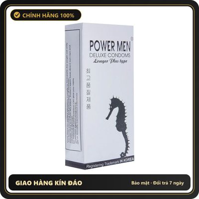 (Che Tên) Bao Cao Su Gây Tê Kéo Dài Cho Nam Power Men Longer Plus Type 12s 410339 Bảo Mật Tuyệt Đối