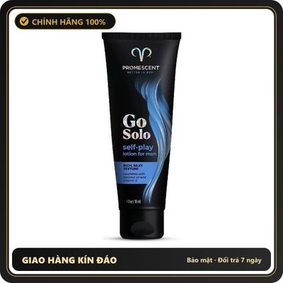 (Che Tên) Gel Bôi Trơn Cho Nam Giới Promescent Go Solo Self Play - USA Chuẩn Auth