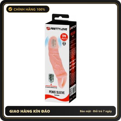 (Che Tên) Bao Cao Su Đôn Dên Pretty Love Có Rung Chuẩn Auth - ôm sát cảm giác thật, chất liệu latex an toàn, hàng nhập khẩu