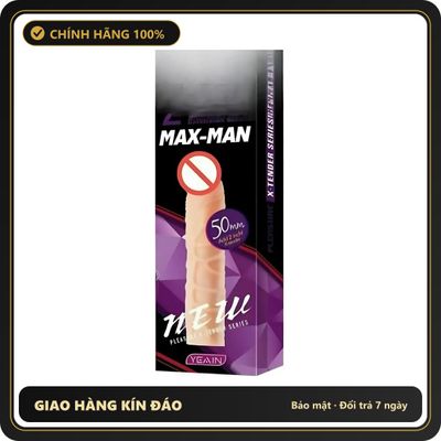 (Che Tên) Bao Cao Su Đôn Dên Maxman hỗ trợ tăng khoái cảm Bảo Mật Tuyệt Đối