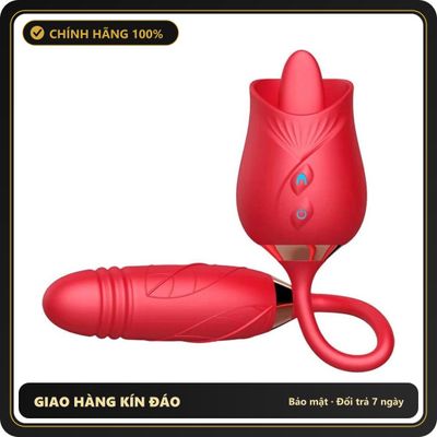 (Che Tên) Trứng Rung Hoa Hồng Kích Thích Cực Mạnh Giao Nhanh Toàn Quốc