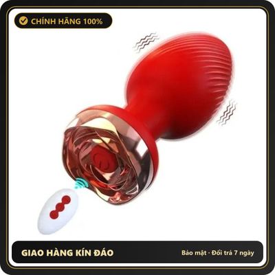 (Che Tên) Máy Rung Rose Anal Light Up Cho Nữ Giới Thăng Hoa Cao Cấp Bảo Đảm