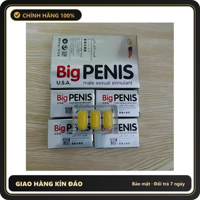 (Che Tên) Viên Uống Big Penis 6800mg – Giải Pháp Cho Sinh Lý Nam Giới Mạnh Mẽ Hỗ Trợ 24/7
