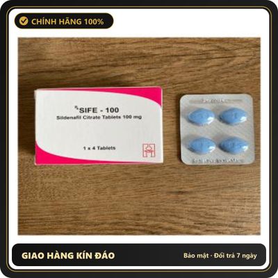 (Che Tên) Hộp 4 Viên Uống Sife 100mg – Sức Mạnh Tiềm Ẩn Chuẩn Auth