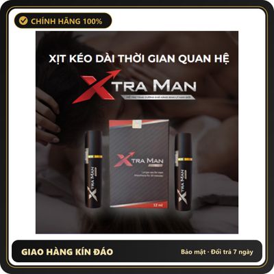 (Che Tên) Xịt Xtraman Chính Hãng - Xịt Của Sự Mạnh Mẽ Hỗ Trợ 24/7