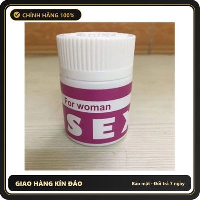 (Che Tên) Hộp 5 Viên Kích Thích Nữ Dạng Viên SEX FOR WOMEN - Giải Pháp Tăng Ham Muốn Và Khoái Cảm Hộp Trắng Kín