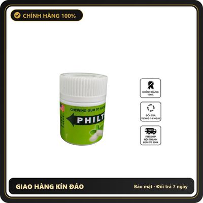 (Che Tên) Kẹo Cao Su Philter – Giúp Tăng Ham Muốn Và Thăng Hoa Cảm Xúc Chuẩn Auth