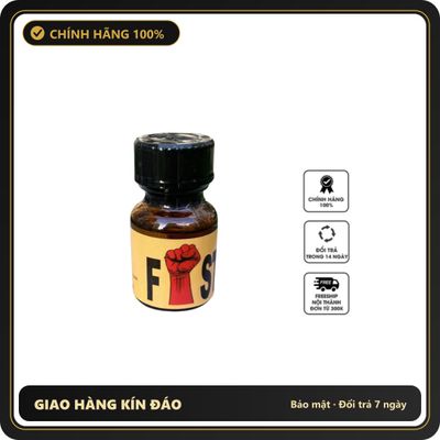(Che Tên) Popper Fist Vàng 10ml Chính Hãng Mỹ – Tăng Khoái Cảm Mạnh Mẽ Bảo Mật Tuyệt Đối