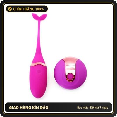 (Che Tên) Trứng Rung Cá Heo 10 Chế Độ – Điều Khiển Từ Xa 15m, Cảm Giác Mới Lạ Ngập Tràn Giao Nhanh Toàn Quốc