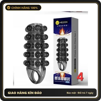 (Che Tên) Vòng Đôn Gai Có Quai Meleon – Giữ Vững Phong Độ, Tăng Khoái Cảm Ngập Tràn Hộp Trắng Kín