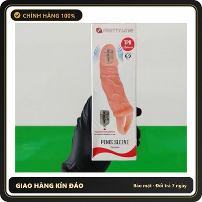 (Che Tên) Bao Đôn Dên Pretty Love Rung Đầu Quai Đeo – Chống Tuột, Tăng Cảm Giác Mới Lạ Hộp Trắng Kín