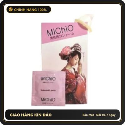 (Che Tên) Bao Cao Su MiChiO Hạt Li Ti Hương Chuối – Siêu Ôm Khít, Tăng Khoái Cảm Mới Lạ Giao Nhanh Toàn Quốc