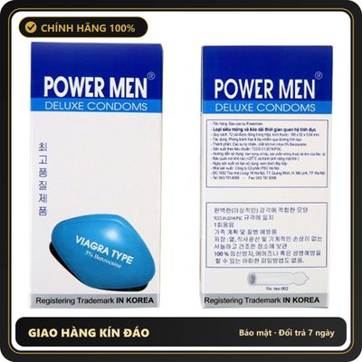 (Che Tên) Bao Cao Su Powermen 12 Pack - Bí Quyết Chống Xuất Tinh Sớm, Chạm Đỉnh Cuộc Vui Bảo Mật Tuyệt Đối