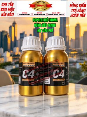 ( Hàng Chính Hãng USA Real ) Popper 100ml Hàng Chính Hãng, Cực Mạnh Phê Lâu, Tác Dụng Nhanh Chóng, Hít Là Phê Ngay 