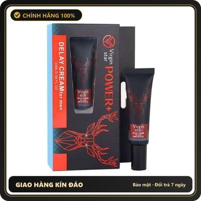 (Che Tên) Gel Bôi Virgin Star Power+ Delay Cream – Ngọn Đuốc Thắp Sáng Cực Khoái Bảo Mật Tuyệt Đối