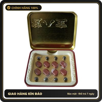 (Che Tên) Viên uông tăng cường sinh lý nam rồng đỏ, Viên Uống Hỗ Trợ Tăng Sinh Lý Rồng Đỏ Hộp 16 Viên Chính Hãng Hộp Trắng Kín