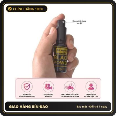 (Che Tên) Xịt thơm cơ thể kéo dài lâu BAMBO Hỗ Trợ 24/7 - kéo dài thời gian, thấm nhanh không nhờn rít, dùng trước khi quan hệ