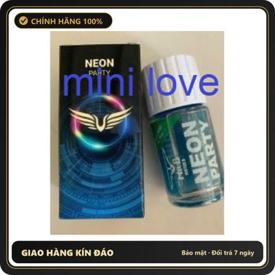 (Che Tên) Tinh Dầu Popper PWD Neon Party Đỏ Cao Cấp Bảo Đảm - hương dịu không nồng, hàng chuẩn nhập khẩu, nắp kín không bay hơi