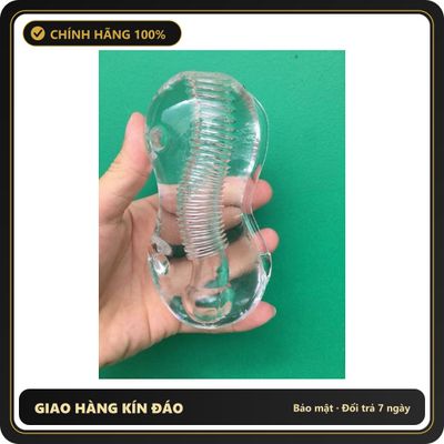 (Che Tên) Khối Silicon Trong Suốt Tập Cơ Tay Cho Nam - Thiết Bị Massage Chuyên Nghiệp Tặng Kèm Kem Giảm Căng Thẳng và Thư Giãn Cơ Bắp Hộp Trắng Kín
