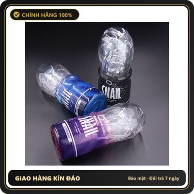 (Che Tên) Cốc âm đạo giả cao cấp Snail silicon trong suốt [đổi tên khi giao] Cao Cấp Bảo Đảm
