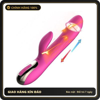 (Che Tên) Dương vật giả cao cấp Leten đa năng rung nhấp chuyển động đẩy tới và lui tự động sưởi ấm [đổi tên khi giao] Cao Cấp Bảo Đảm