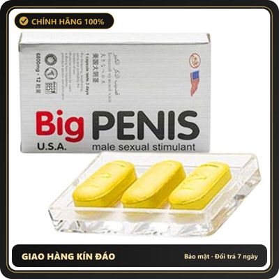 (Che Tên) Big Penis Mỹ hỗ trợ rối loạn cường dương và kéo dài thời gian cho nam [đổi tên khi giao] Hỗ Trợ 24/7