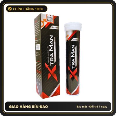 (Che Tên) Lọ 20 viên sủi sinh lý nam Xtraman kéo dài thời gian yêu hiệu quả [đổi tên khi giao] Hỗ Trợ 24/7