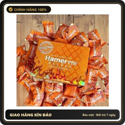 (Che Tên) Kẹo sâm Hamer Pro USA vị mật ong mới, Kẹo sâm hamer mỹ Cao Cấp Bảo Đảm