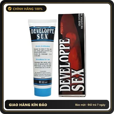 (Che Tên) Gel bôi tăng kích thước nam giới Developpe Sex Pháp 50ml chính hãng hiệu quả cao [đổi tên khi giao] Hỗ Trợ 24/7