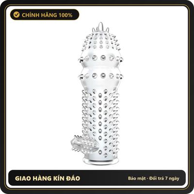 (Che Tên) Bao đôn tăng kích thước silicone siêu gai mềm mịn dùng nhiều lần [đổi tên khi giao] - Hàng Mới Về