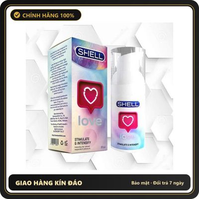 (Che Tên) Gel bôi Shell Love Pink 50ml Korea tăng hưng phấn cho nữ giới Hộp Trắng Kín