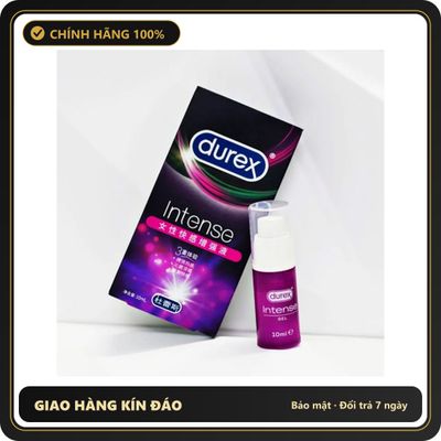 (Che Tên) Gel bôi kích thích và tăng khoái cảm nữ Durex Intense Orgasmic 10ml Chuẩn Auth