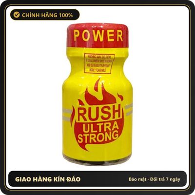 (Che Tên) Chai Hít Tăng Kích Thích Popper Rush Ultra Strong Yellow Chai 10ml - Hàng Mới Về