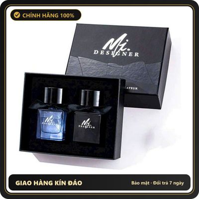 (Che Tên) Set 2 chai nước hoa kích thích nữ cao cấp Đức MJ Designer Black & Blue 100ml 2 mùi cực mạnh, Nước hoa chăm sóc nữ cao cấp Cao Cấp Bảo Đảm