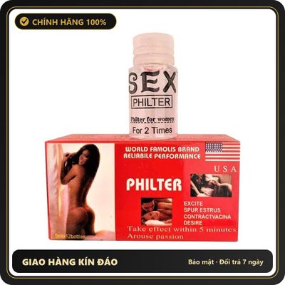 (Che Tên) Nước Uống Kích Thích Nữ Sex Philter Mỹ Tăng Ham Mãnh Liệt, Nước chăm sóc Loại Mạnh Hỗ Trợ 24/7