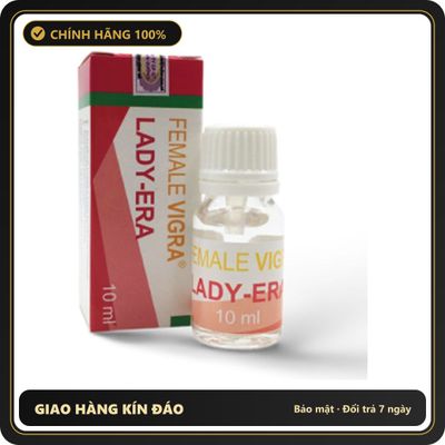 (Che Tên) Nước hỗ trợ sinh lý nữ cao cấp Lady Era 10ml chuẩn USA hiệu quả cực nhanh và mạnh mẽ Hộp Trắng Kín