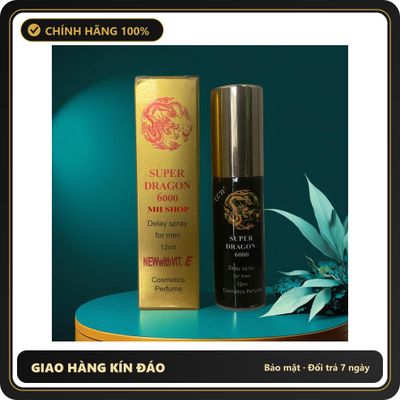 (Che Tên) Xịt Kéo Dài Thời Gian Yêu Super 6000 Đức Cao Cấp Chuẩn Auth