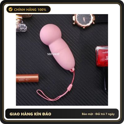 (Che Tên) Trứng Rung Tình Yêu Silicon ABS Giả Móc Khóa Siêu Kích Thích Điểm G - Hàng Mới Về
