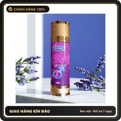 (Che Tên) Gel Boi Trơn Durex Love GVE Tăng Hưng Phấn Dài Lâu Cho Nữ Giới Hộp Trắng Kín